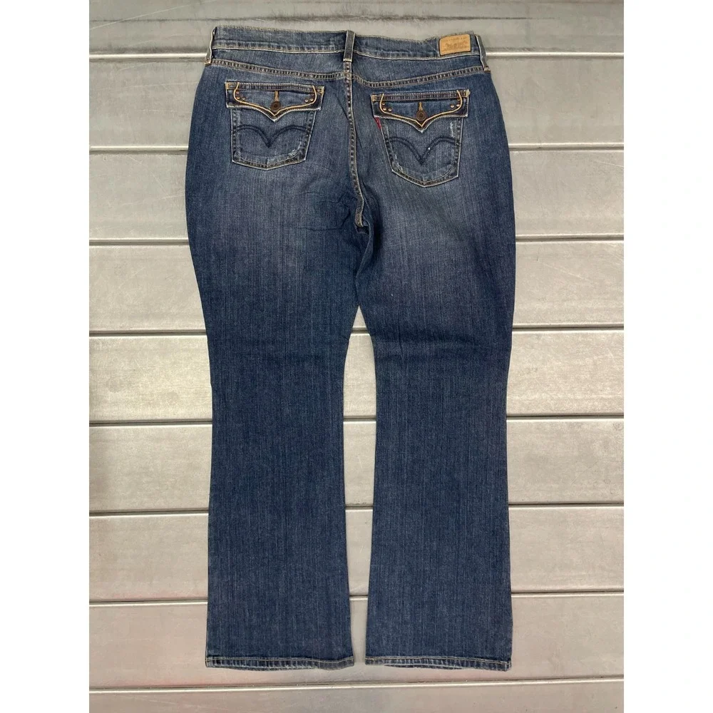 Levis 515‎ Jeans Womens 34X32 Blue Medium Wash Denim Boot Cut